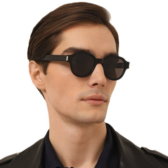 NEW SAINT LAURENT SL 546 001 BLACK GREY UNISEX SUNGLASSES SAINT LAURENT SL546 - Picture 7 of 11